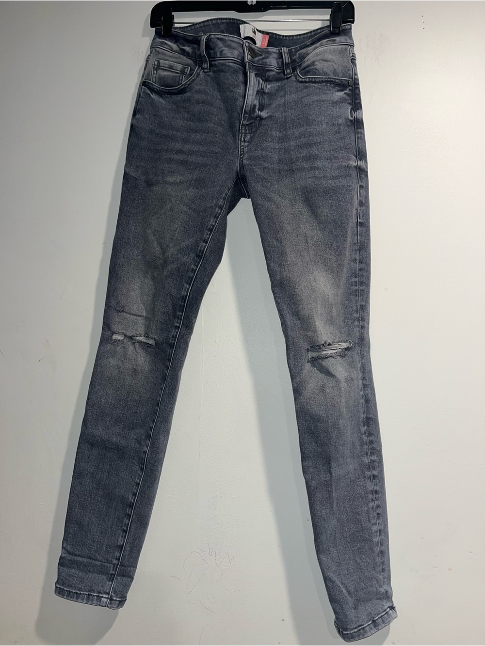 CABI High skinny distressed grey